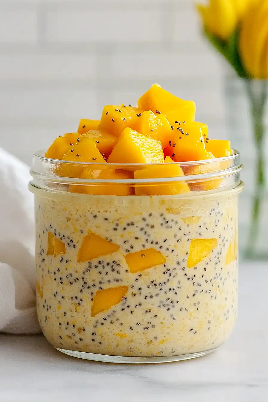 mango overnight oats