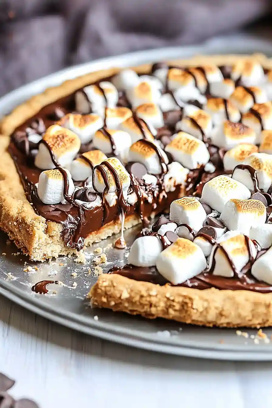s'mores pizza