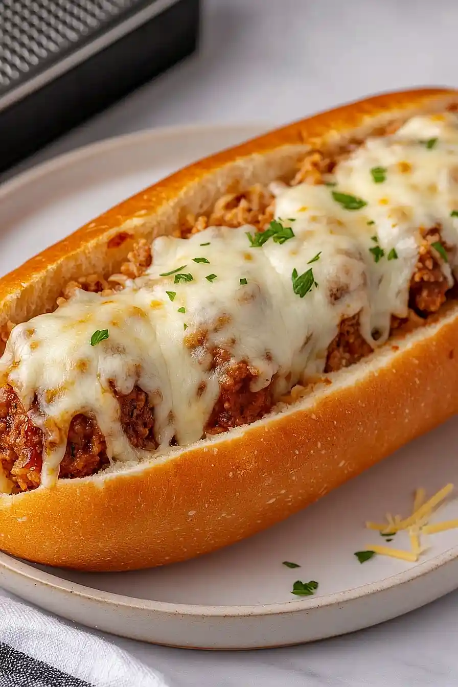 air fryer meatball sub