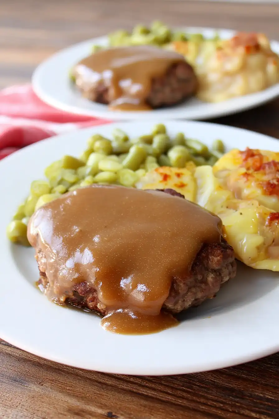 salisbury steak for two