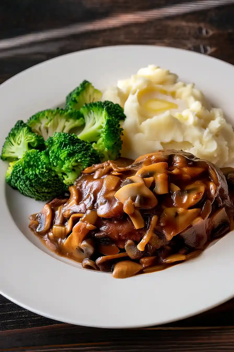 salisbury steak with ground elk