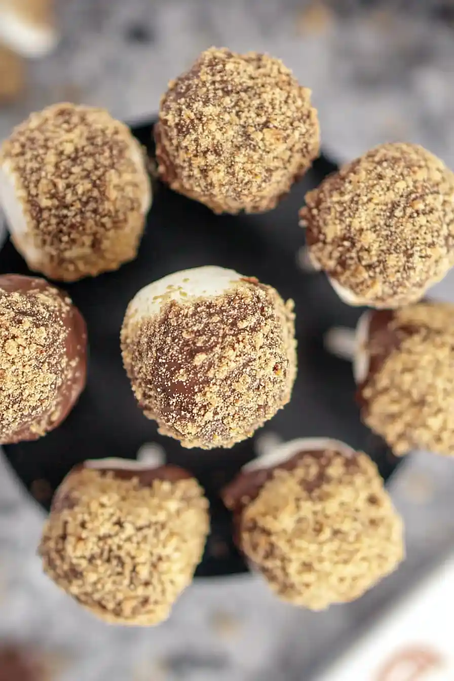 s'mores on a stick
