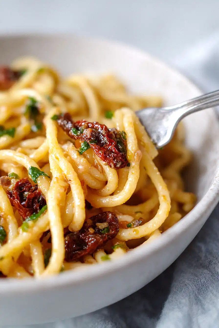 sun dried tomato spaghetti