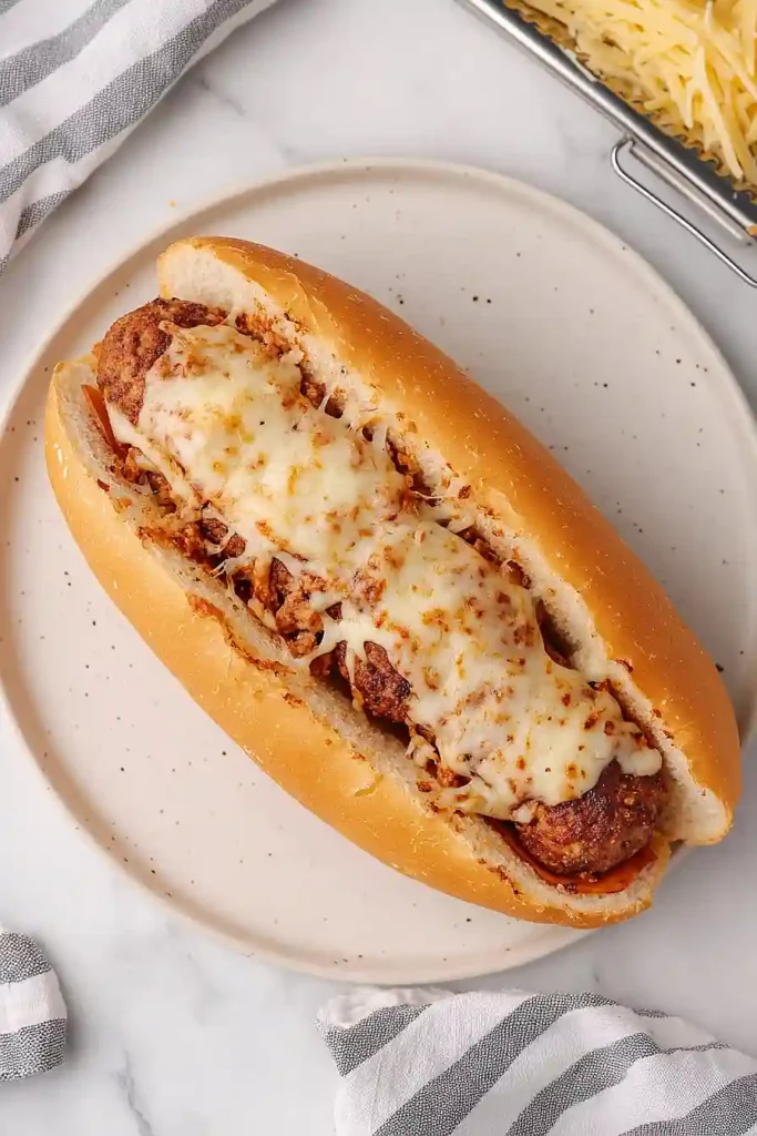 air fryer meatball sub