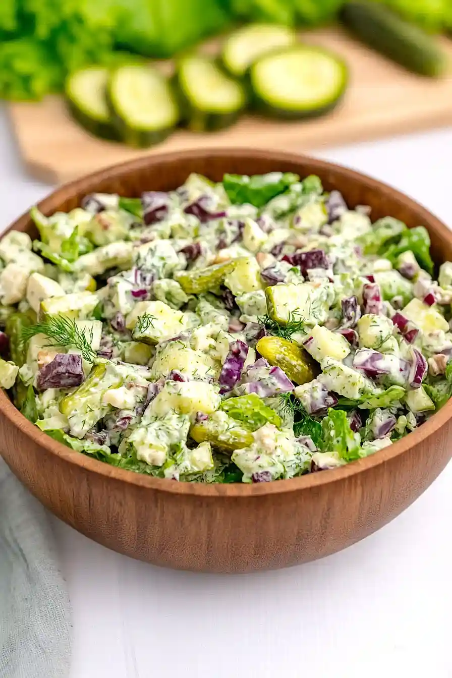 dill pickle lettuce salad