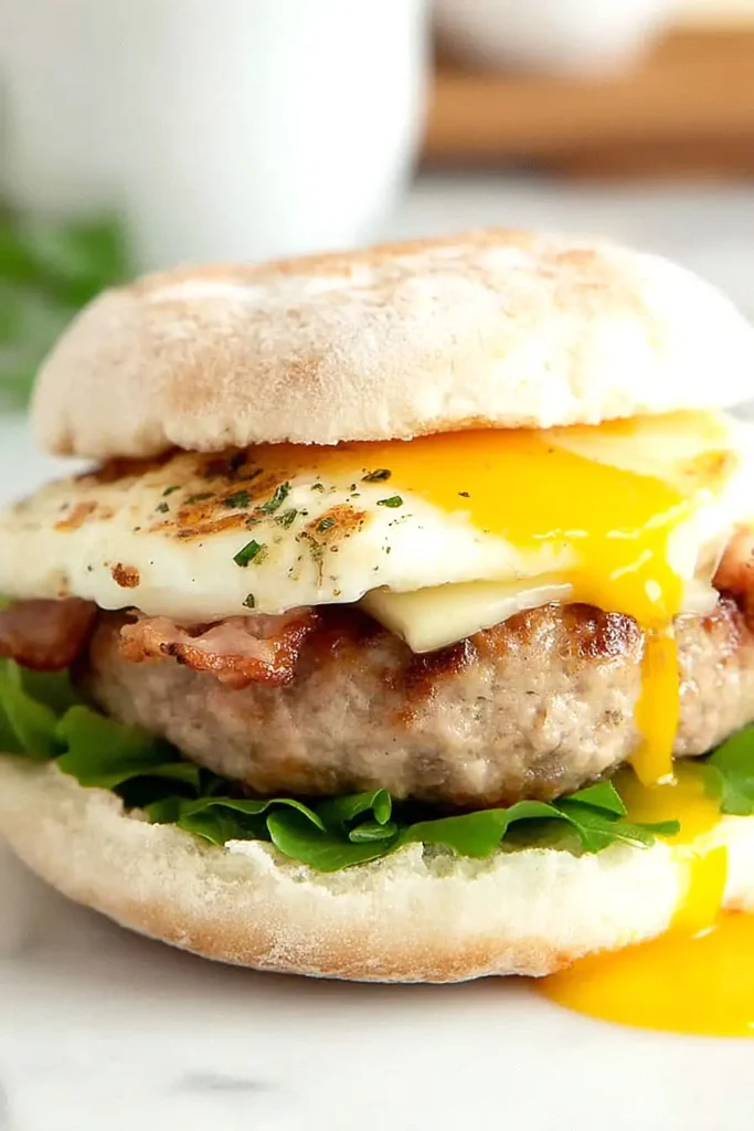 breakfast turkey burgers