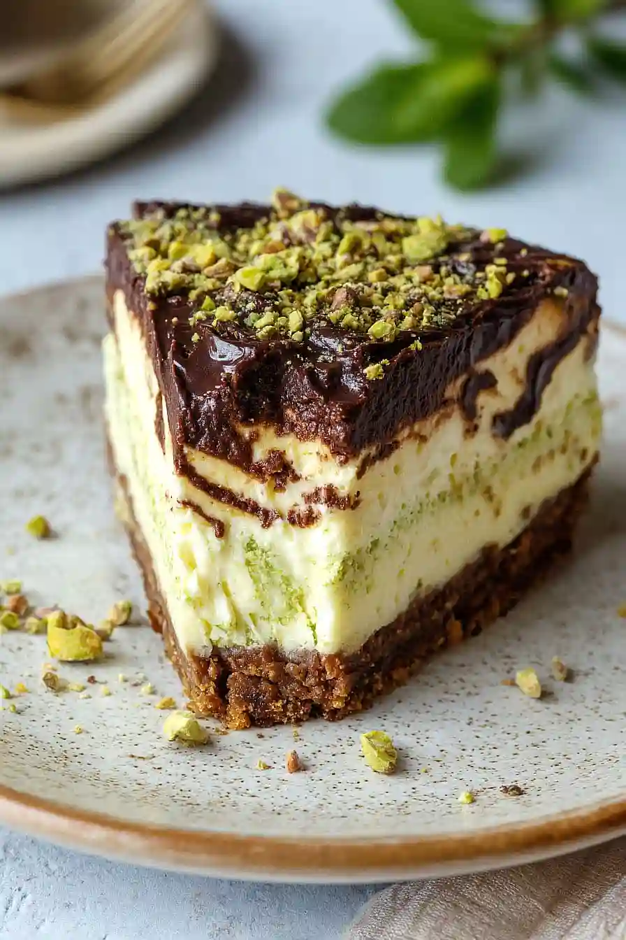dubai chocolate cheesecake