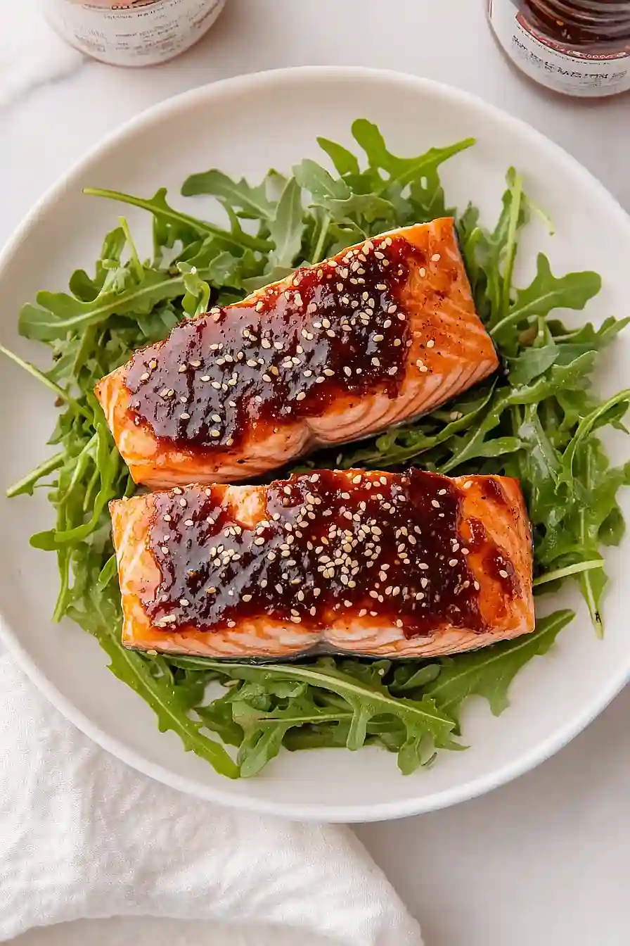 salmon with fig jam