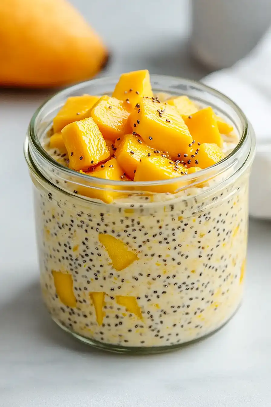 mango overnight oats