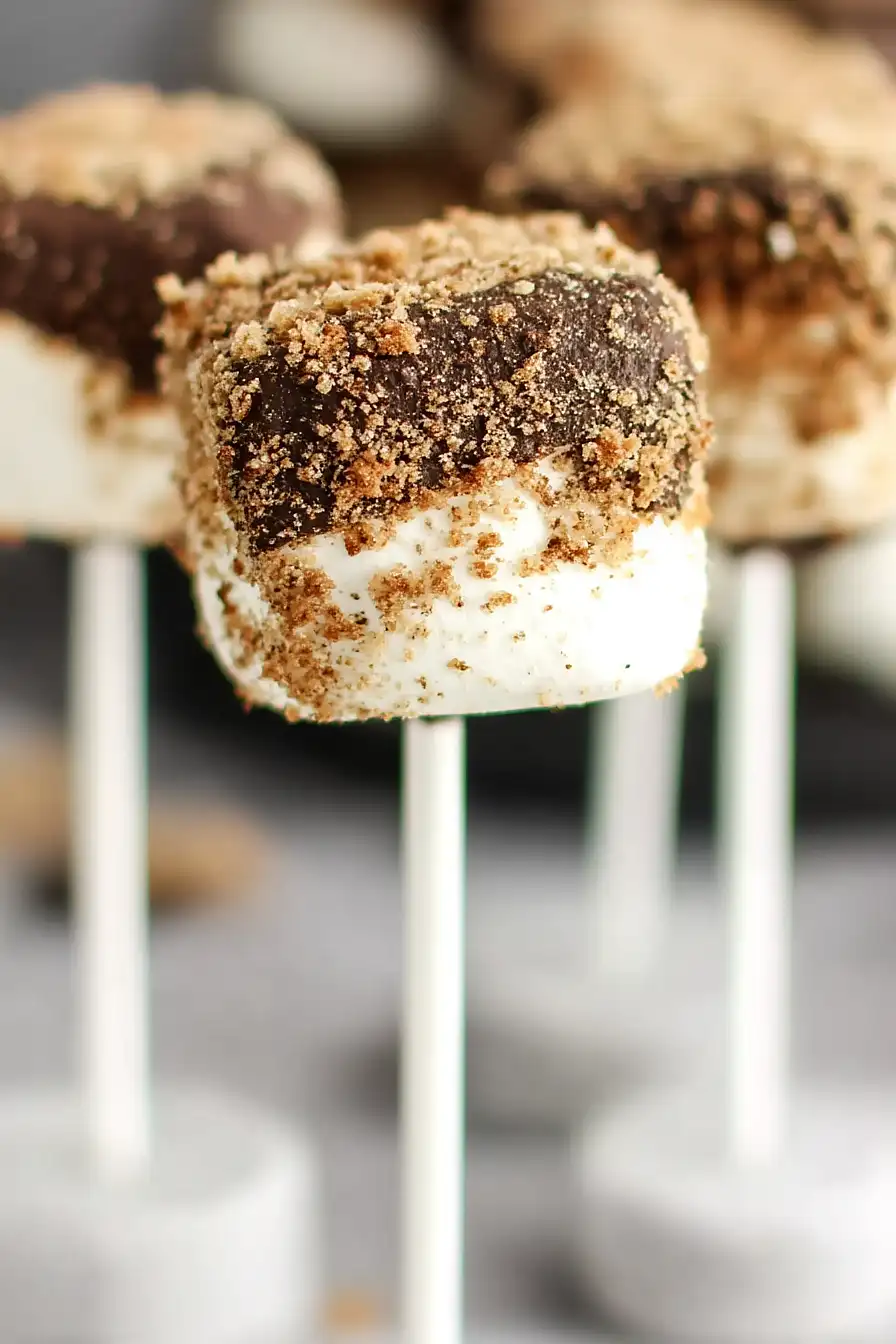 s'mores on a stick