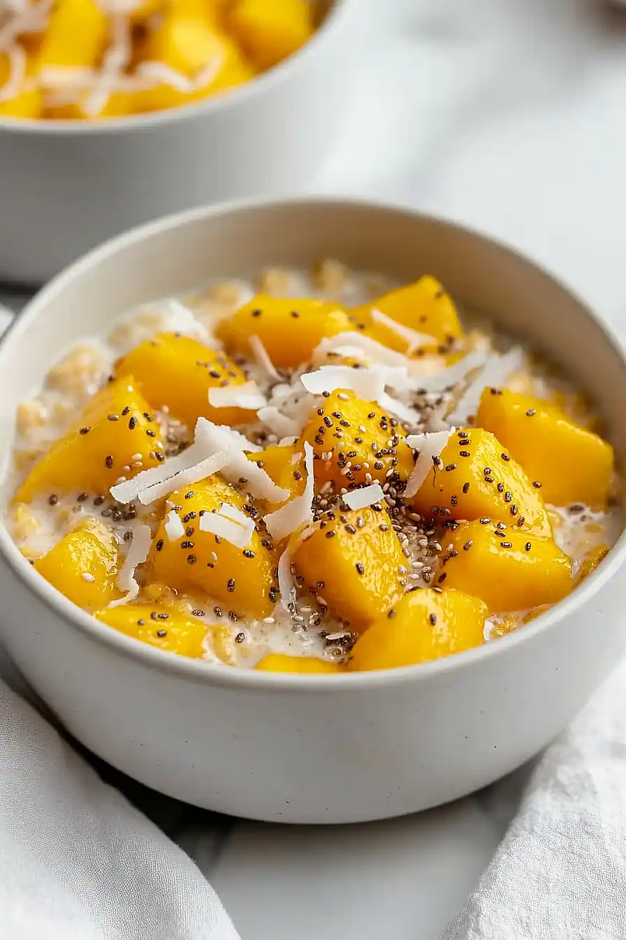 mango oatmeal