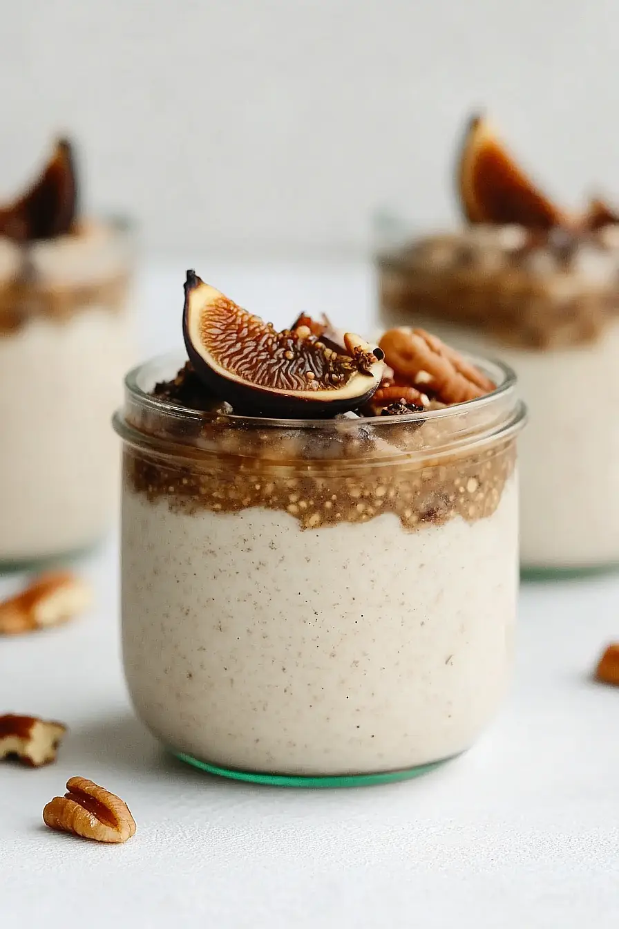 fig jam overnight oats