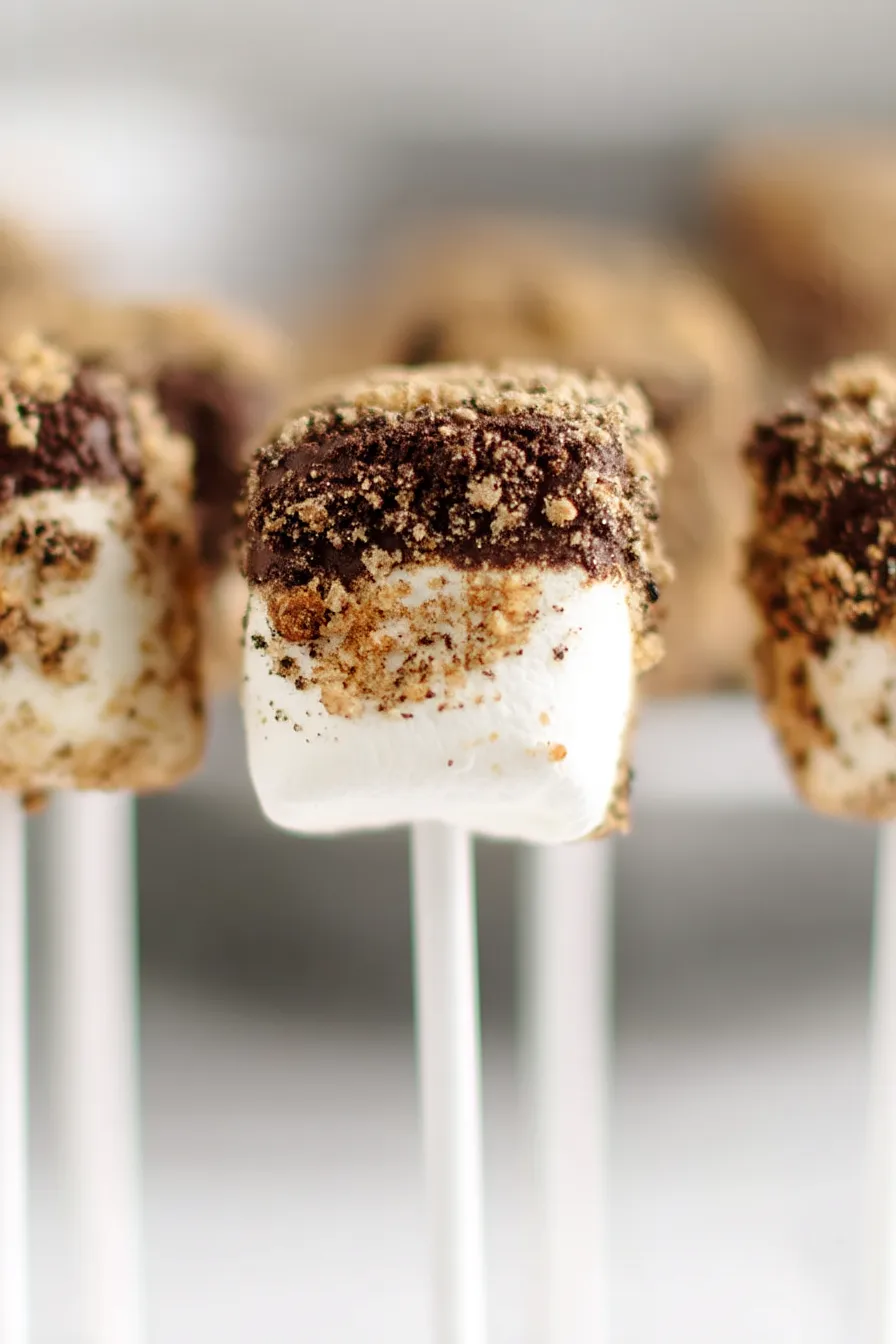 s'mores on a stick