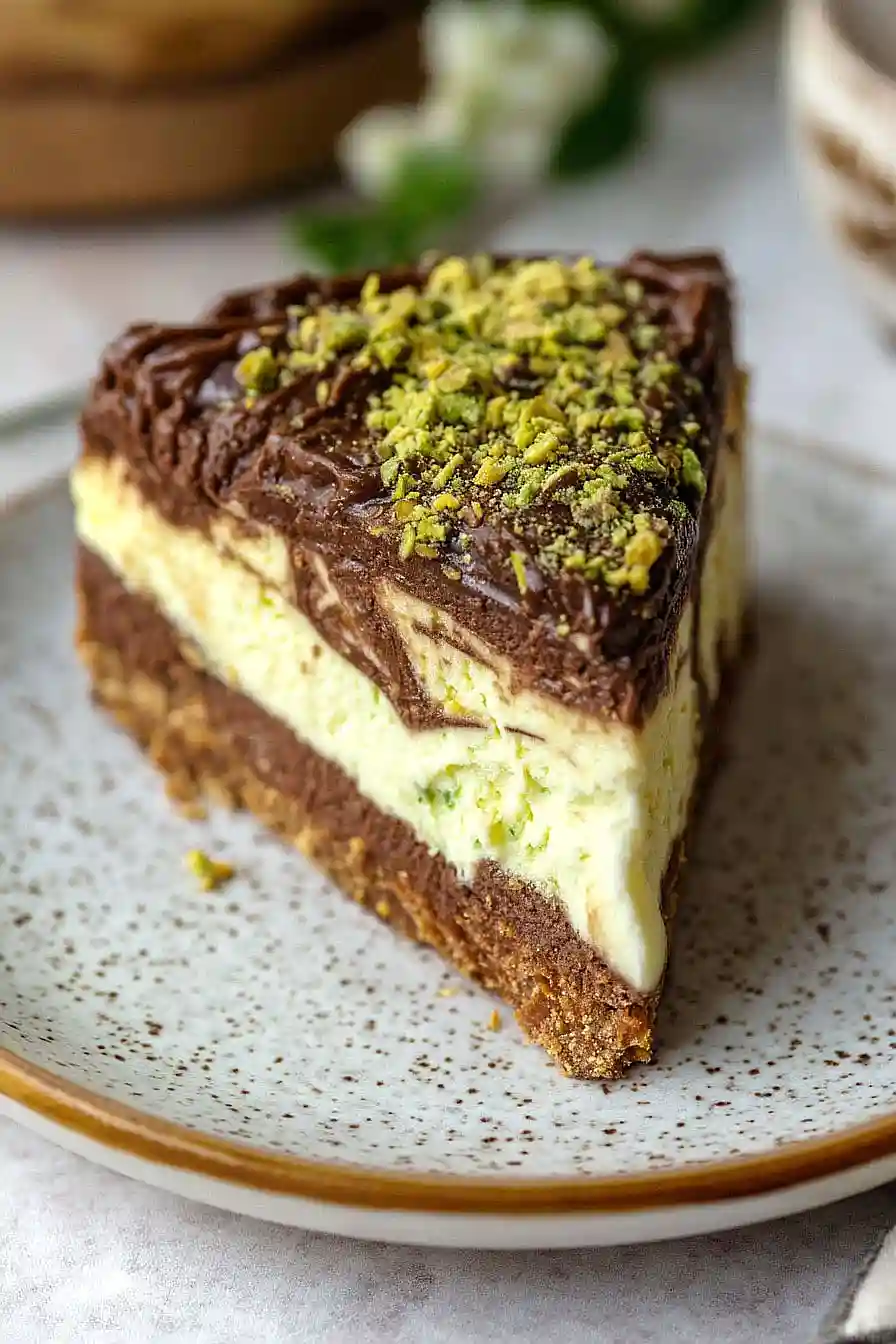 dubai chocolate cheesecake