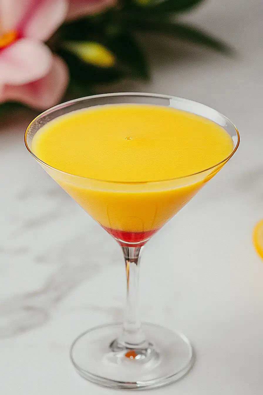 mango vodka cocktail