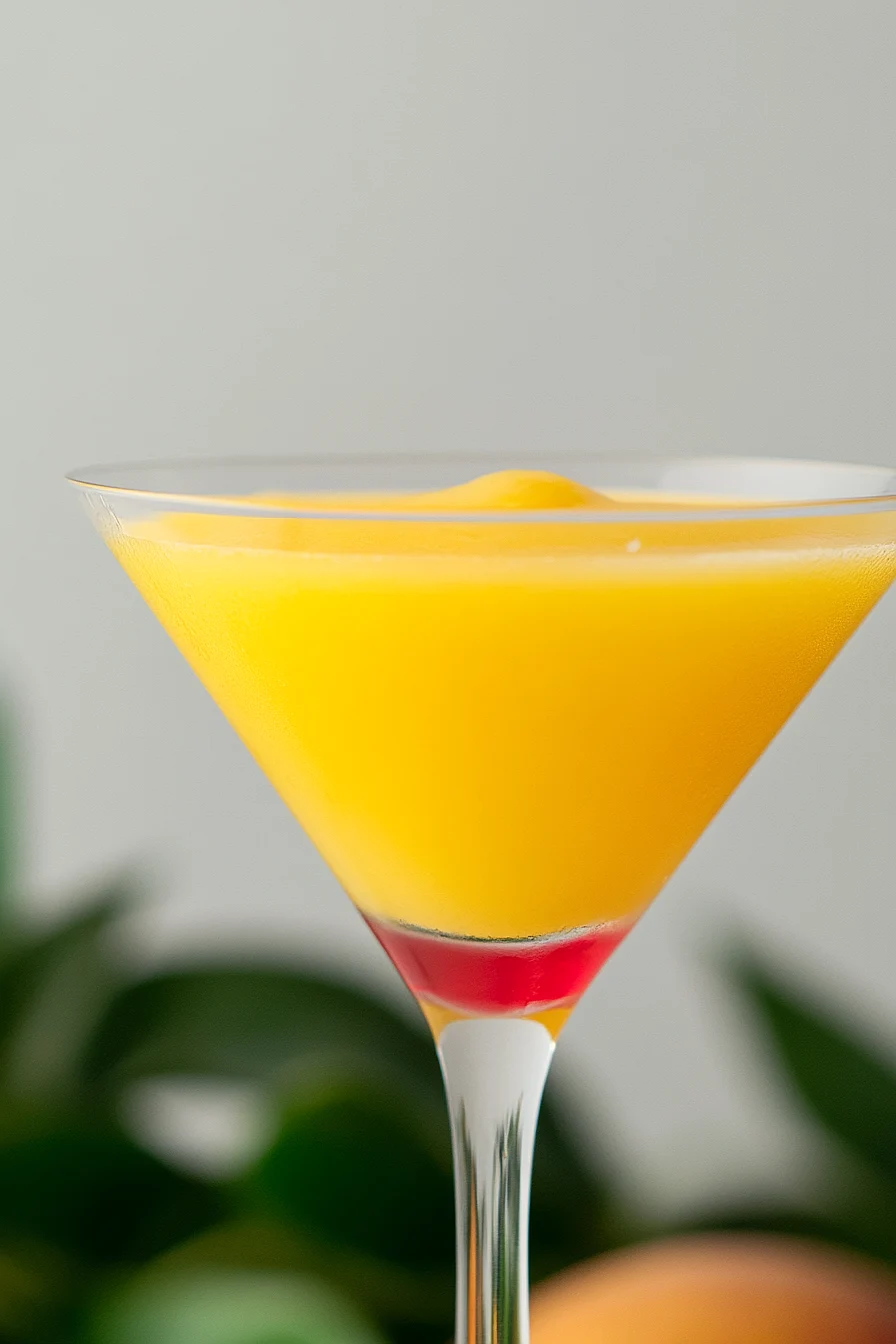 mango vodka cocktail