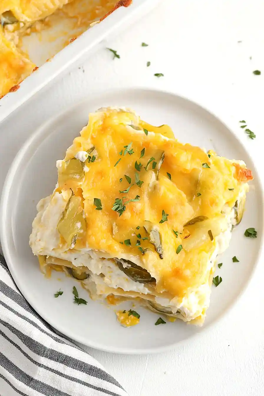 dill pickle lasagna