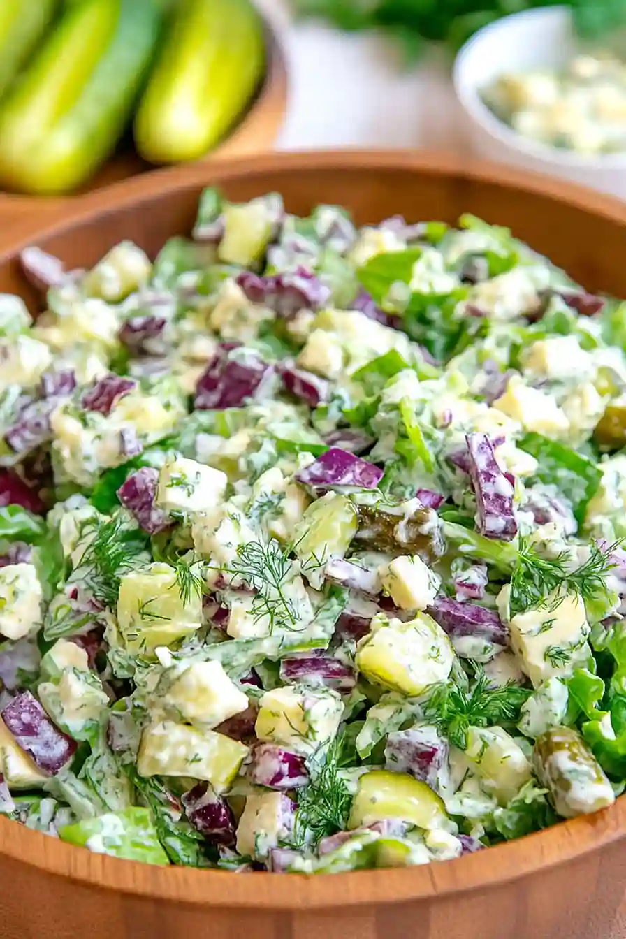dill pickle lettuce salad