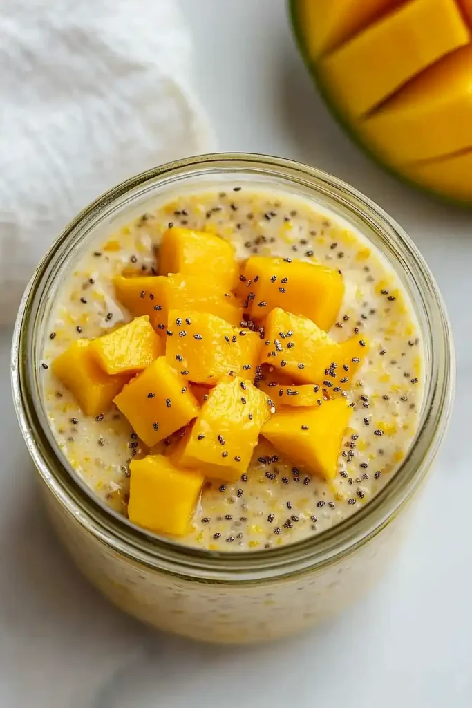 mango overnight oats