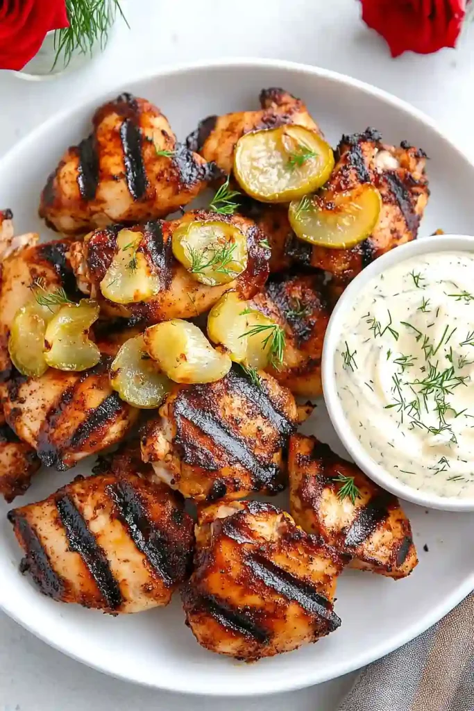 dill pickle grilled chicken