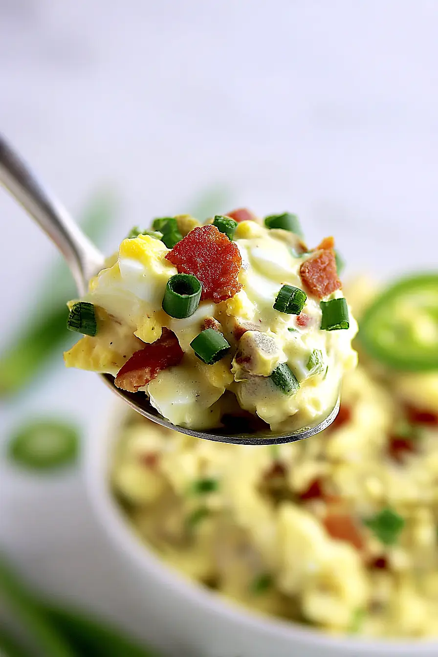 jalepeño popper egg salad