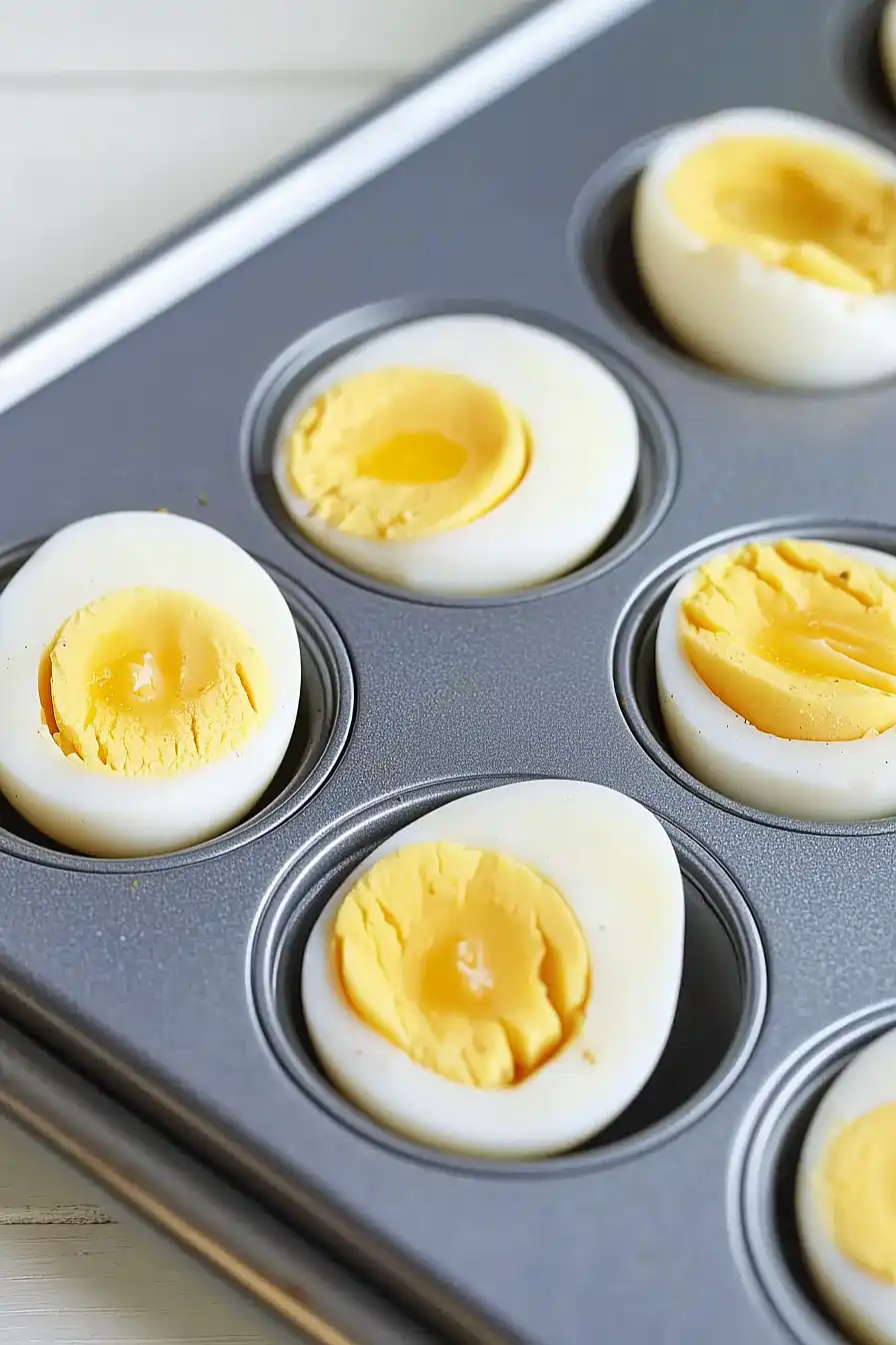 hard boiled eggs in the oven