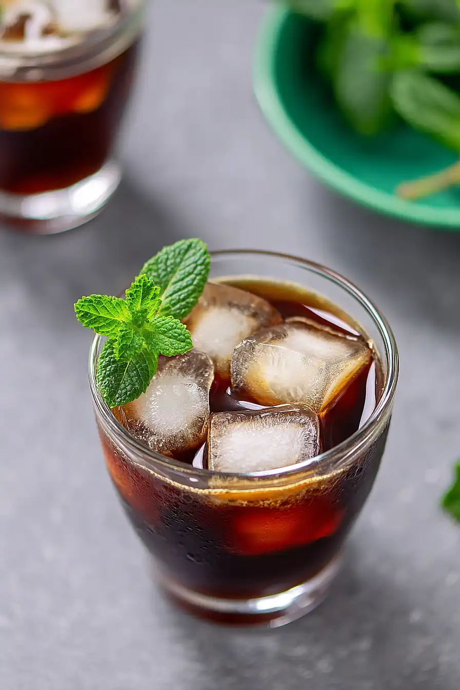 cold brew coffee mocktail
