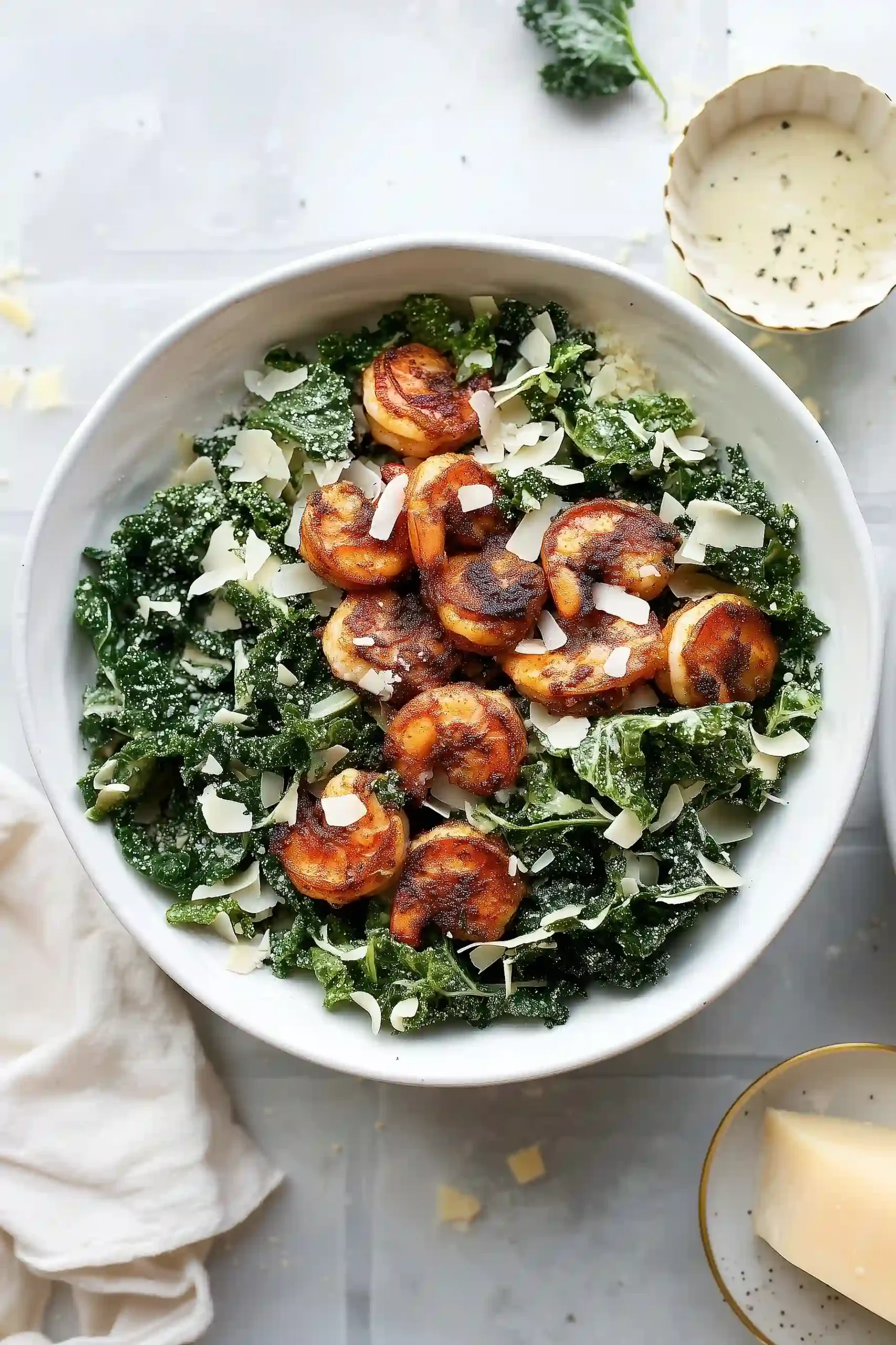 shrimp and kale salad 