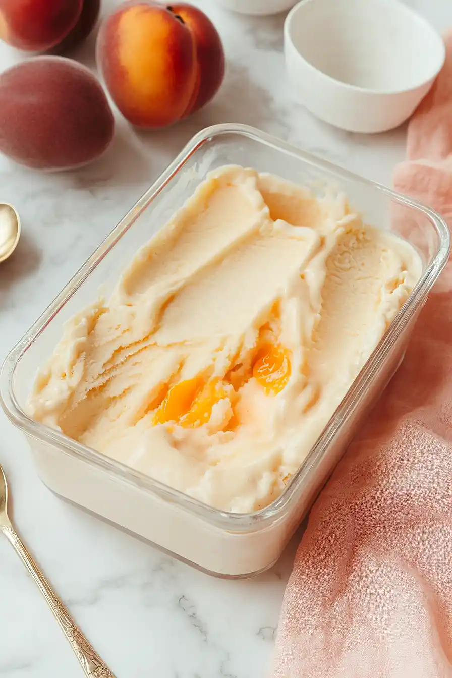 nectarine frozen yogurt