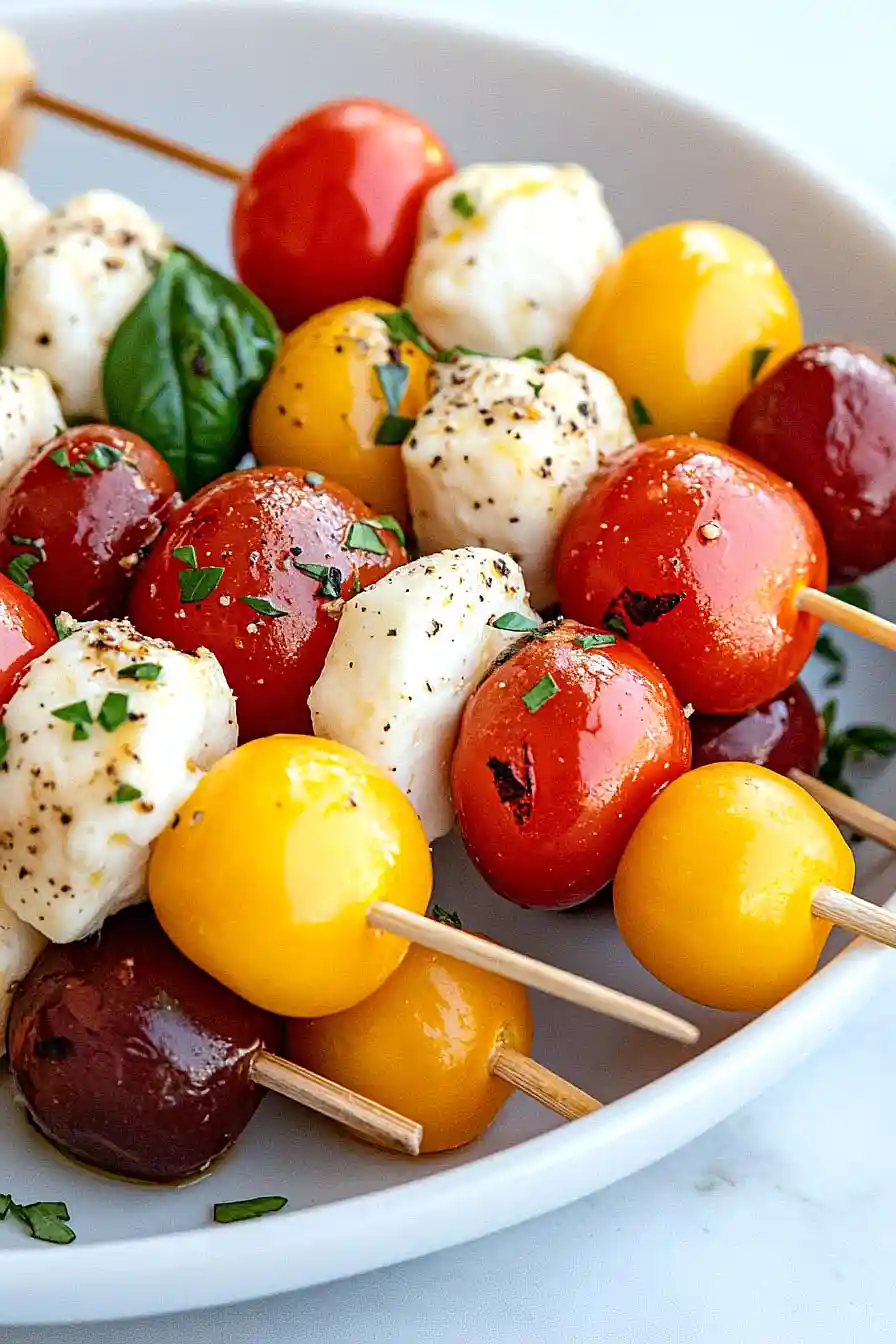 veggie cheese kabobs