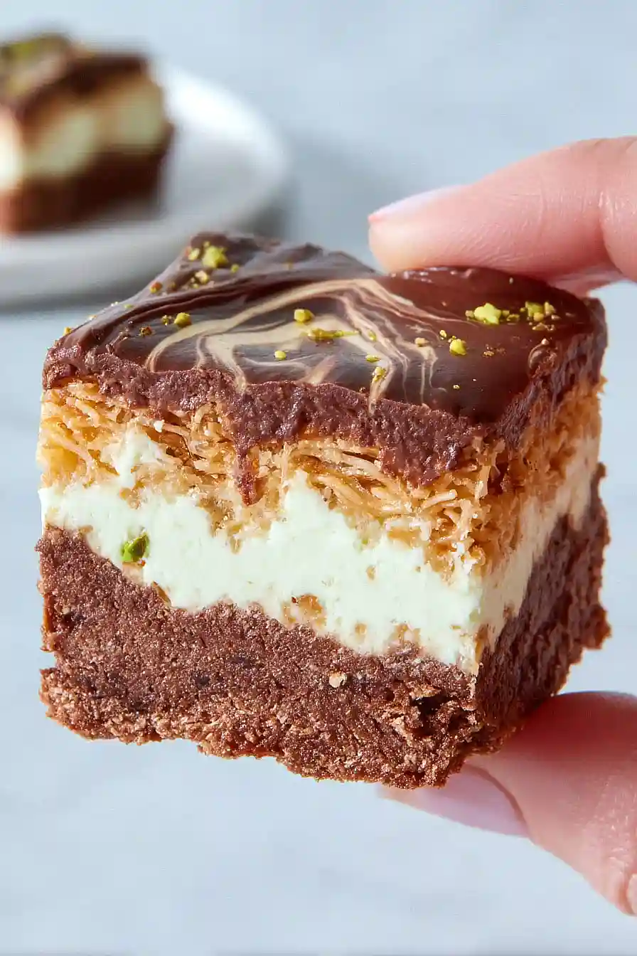 dubai chocolate brownies