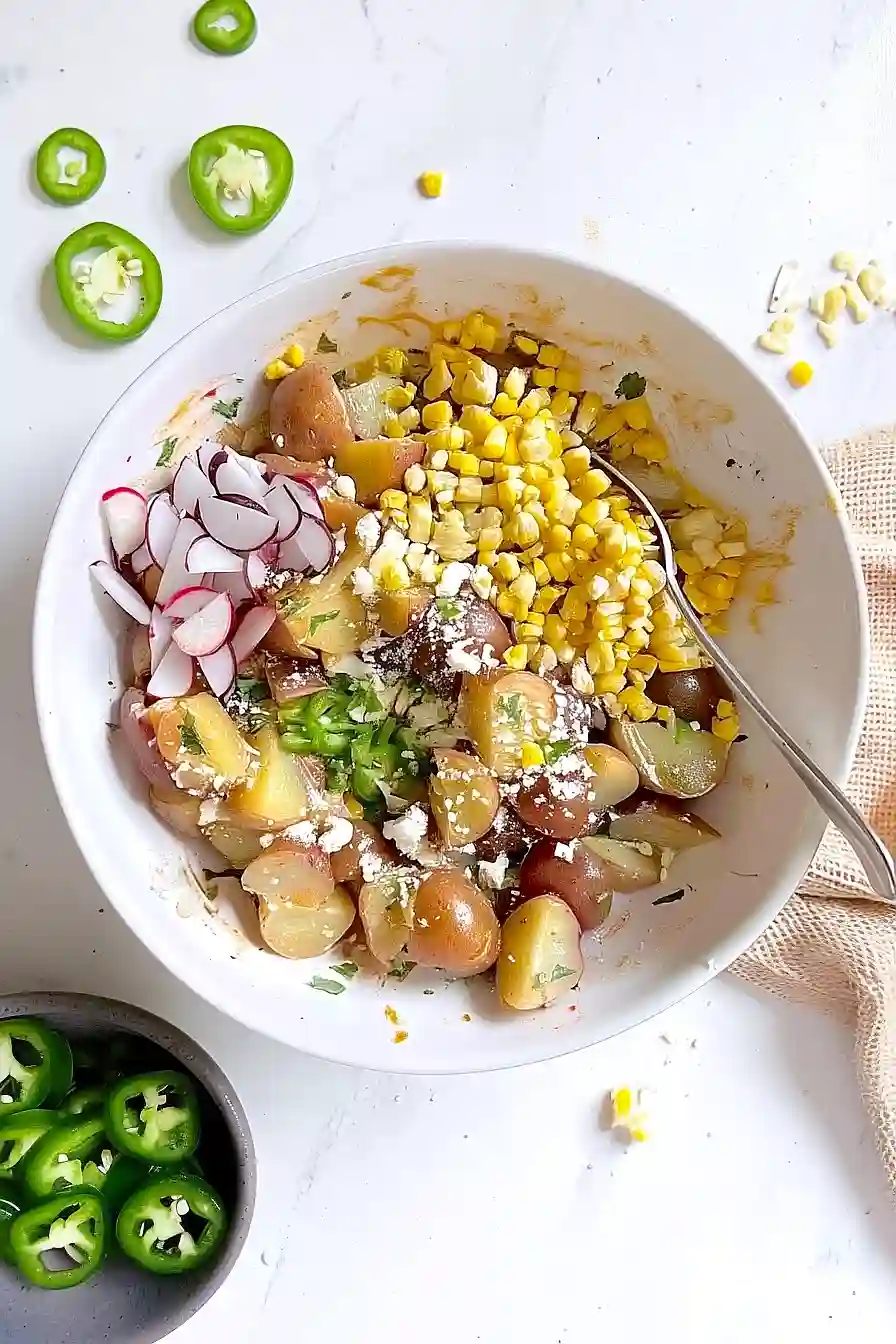 elote potato salad