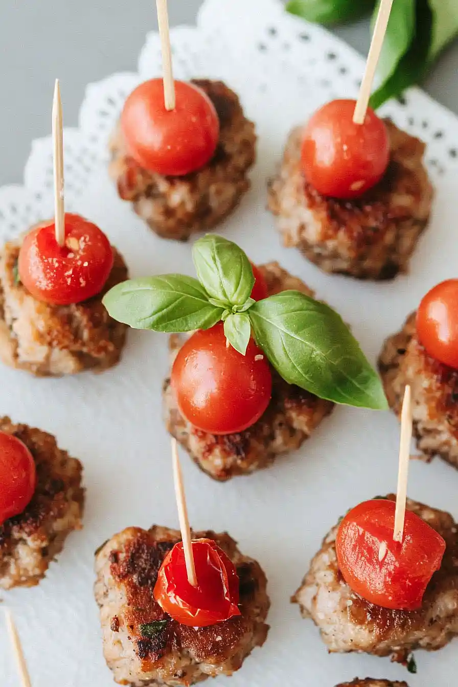 turkey burger bites