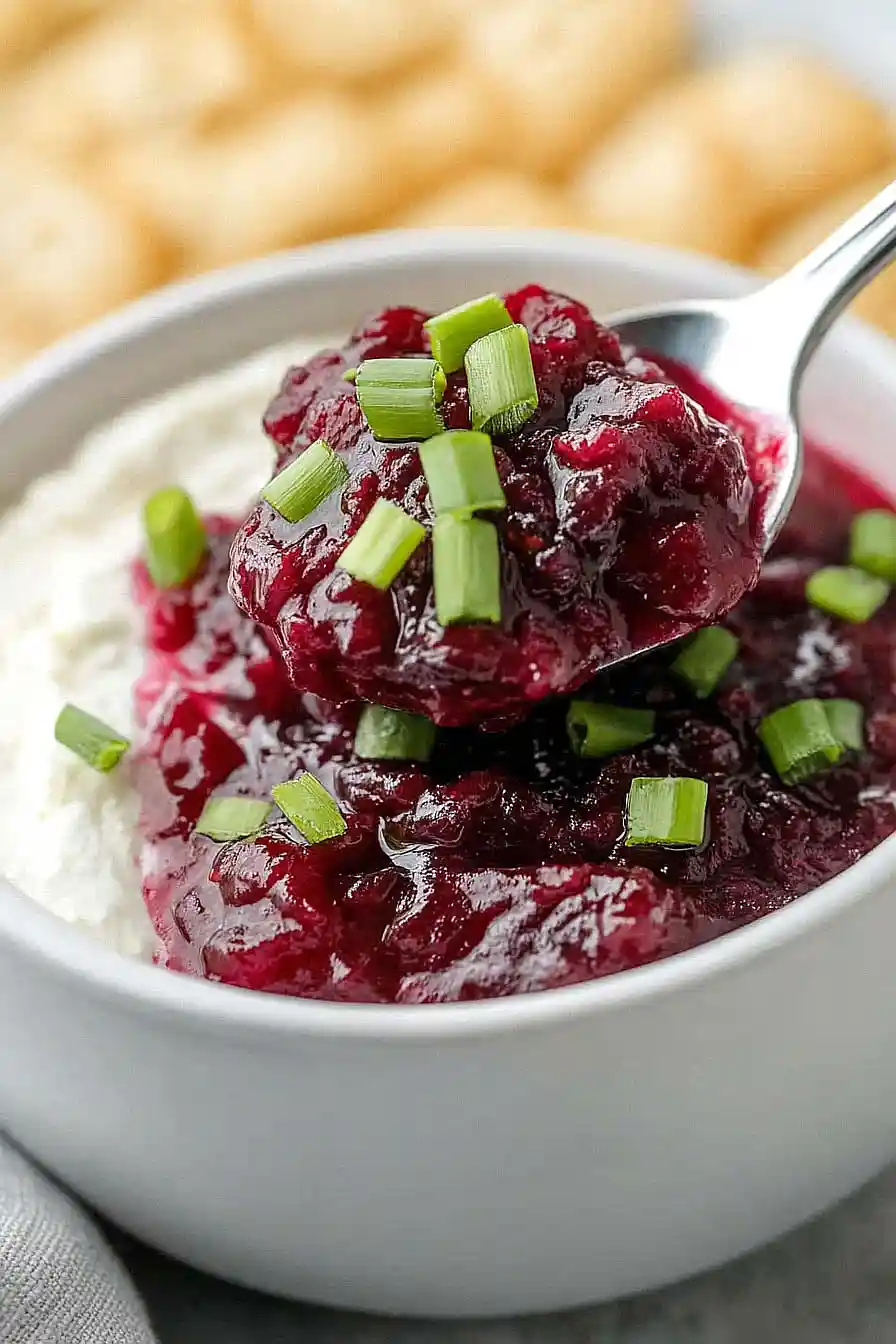 cranberry cream cheese dip