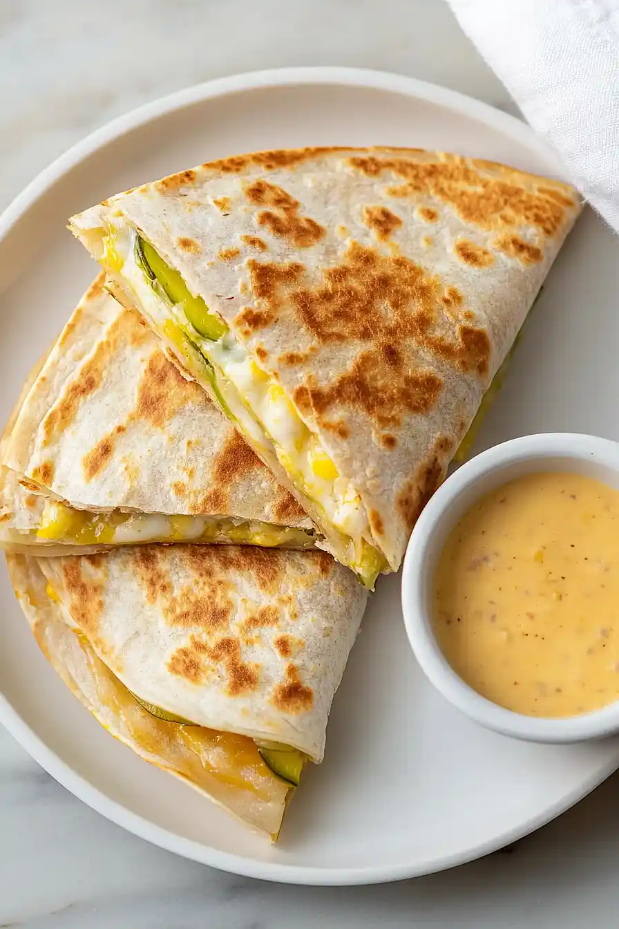 dill pickle quesadilla
