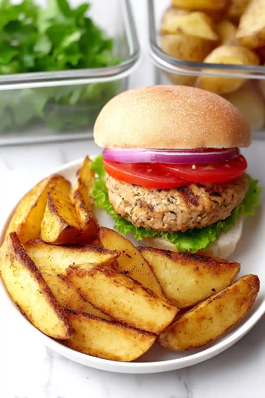 meal prep turkey burger