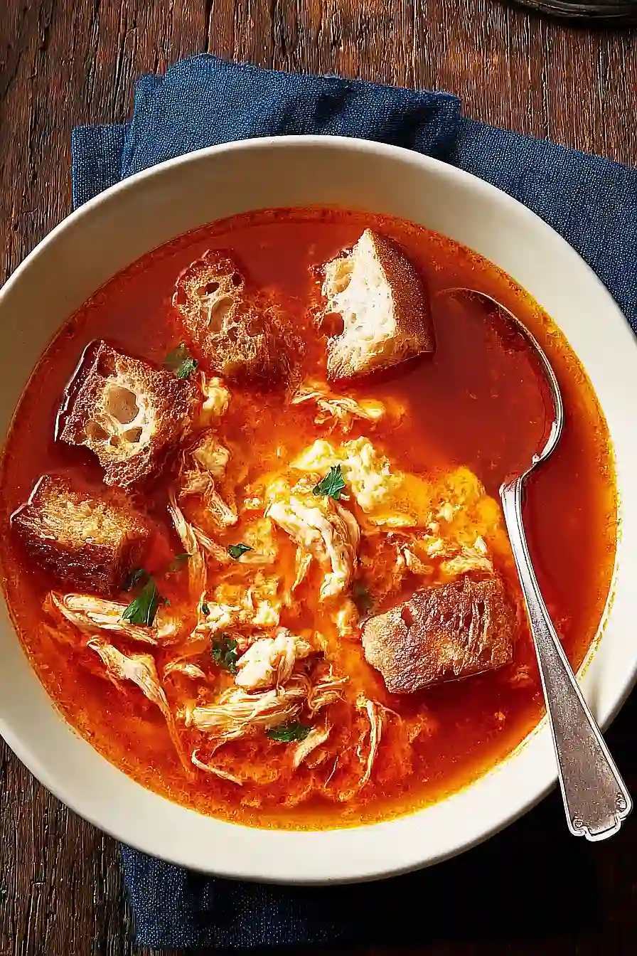 sopa de ajo (basque garlic soup)