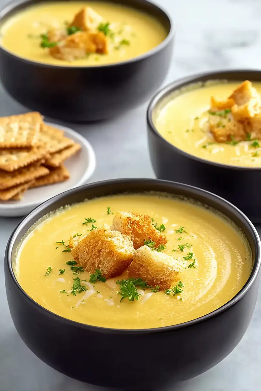 garlic cheddar soup