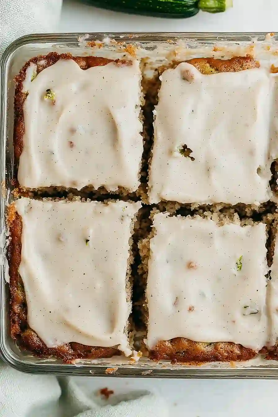 vanilla zucchini cake recipe