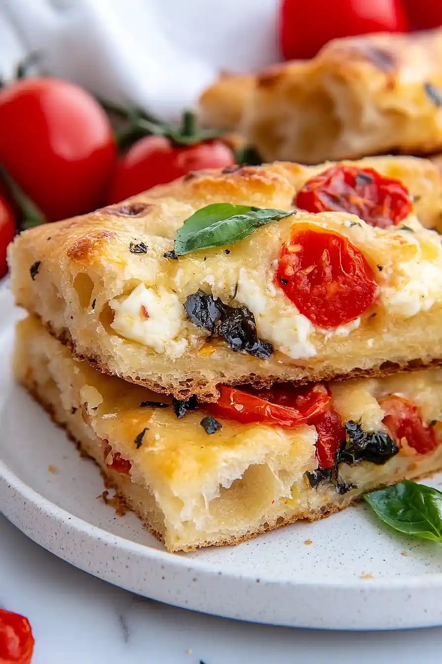 caprese focaccia