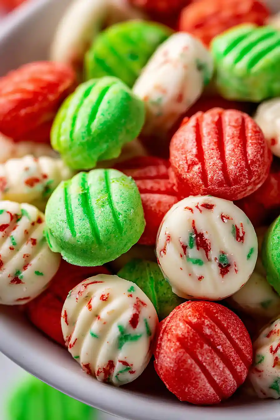 christmas cream cheese mints