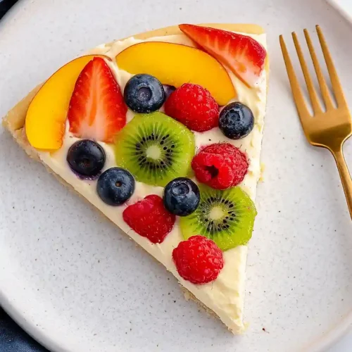 fruit tart pizza