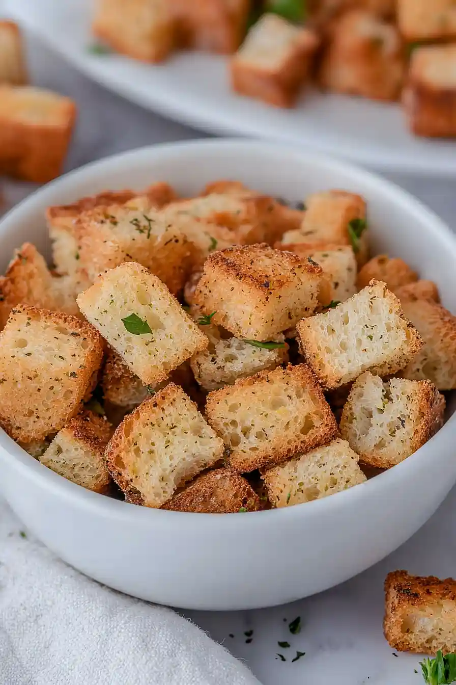 focaccia croutons