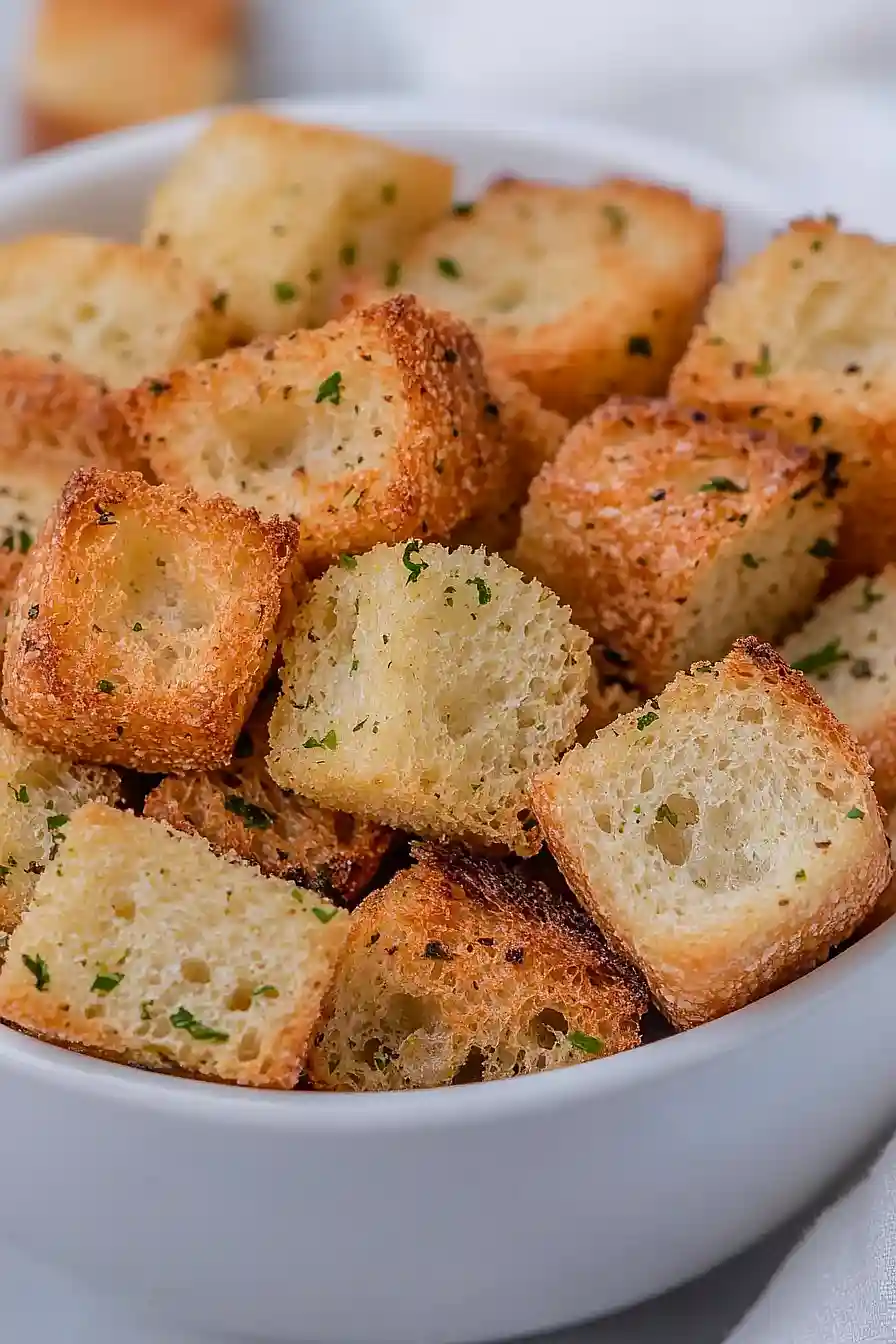 focaccia croutons