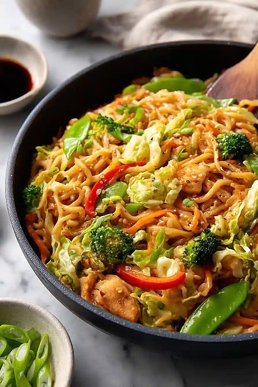 cabbage lo mein