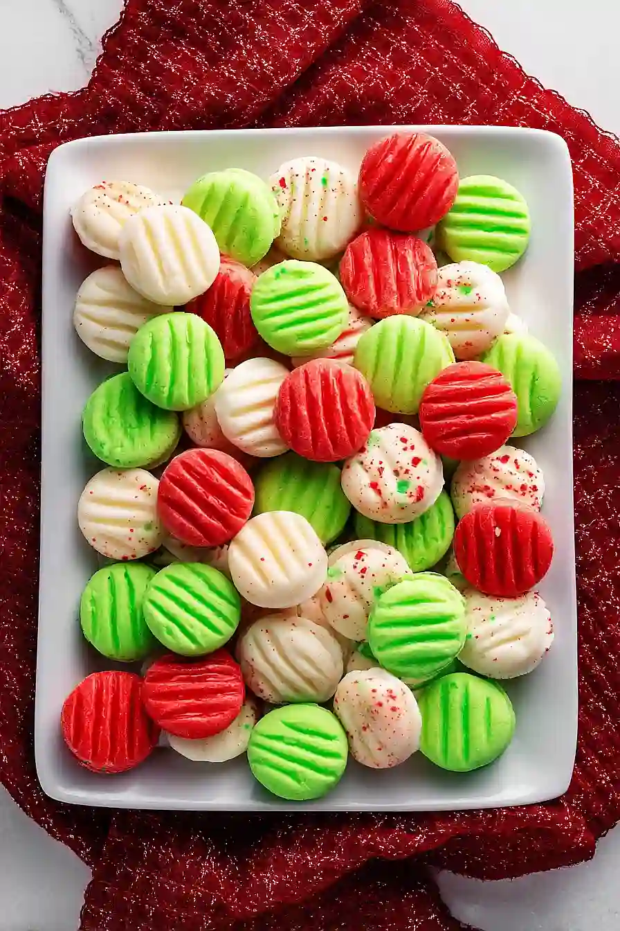 christmas cream cheese mints