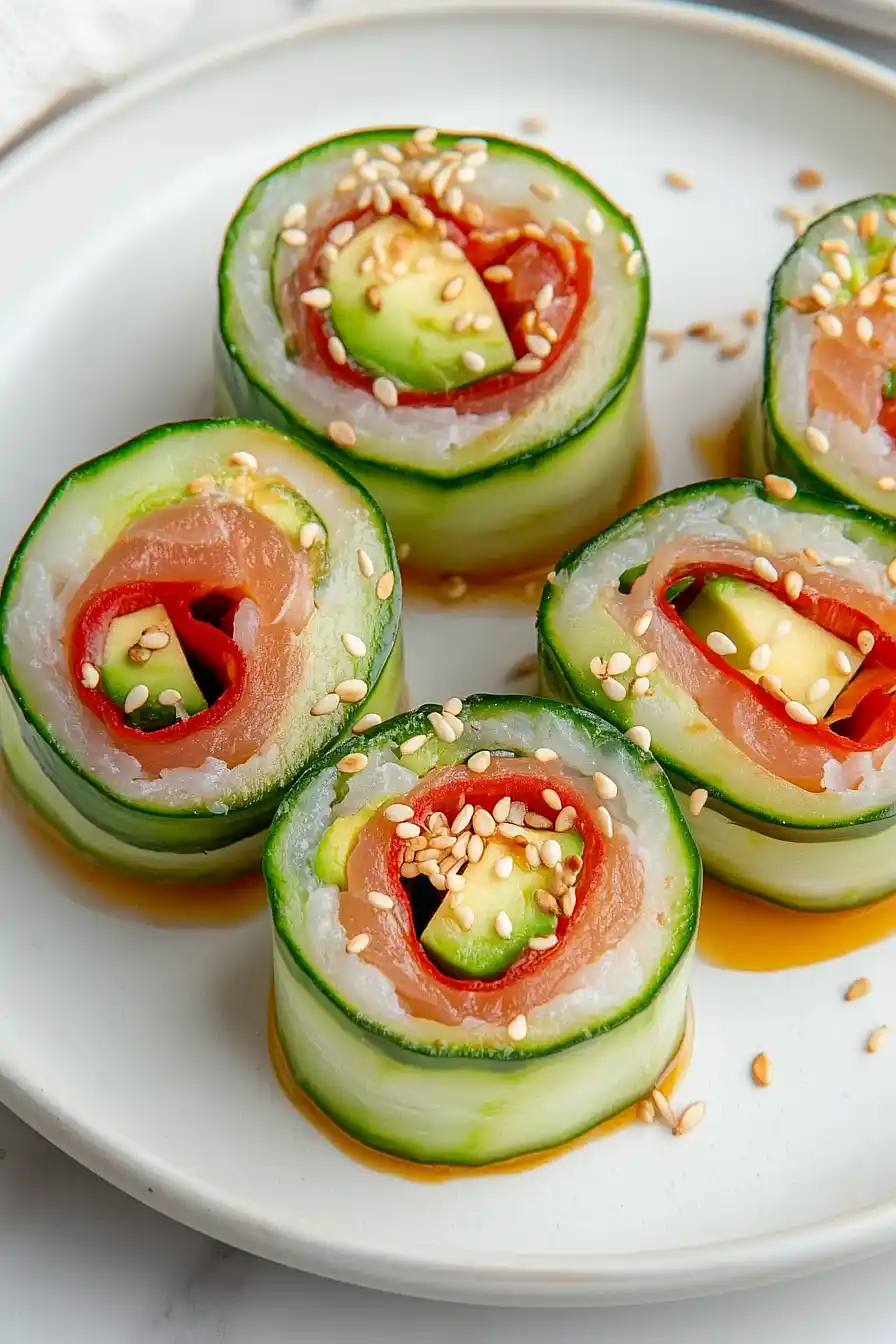 cucumber sushi without rice