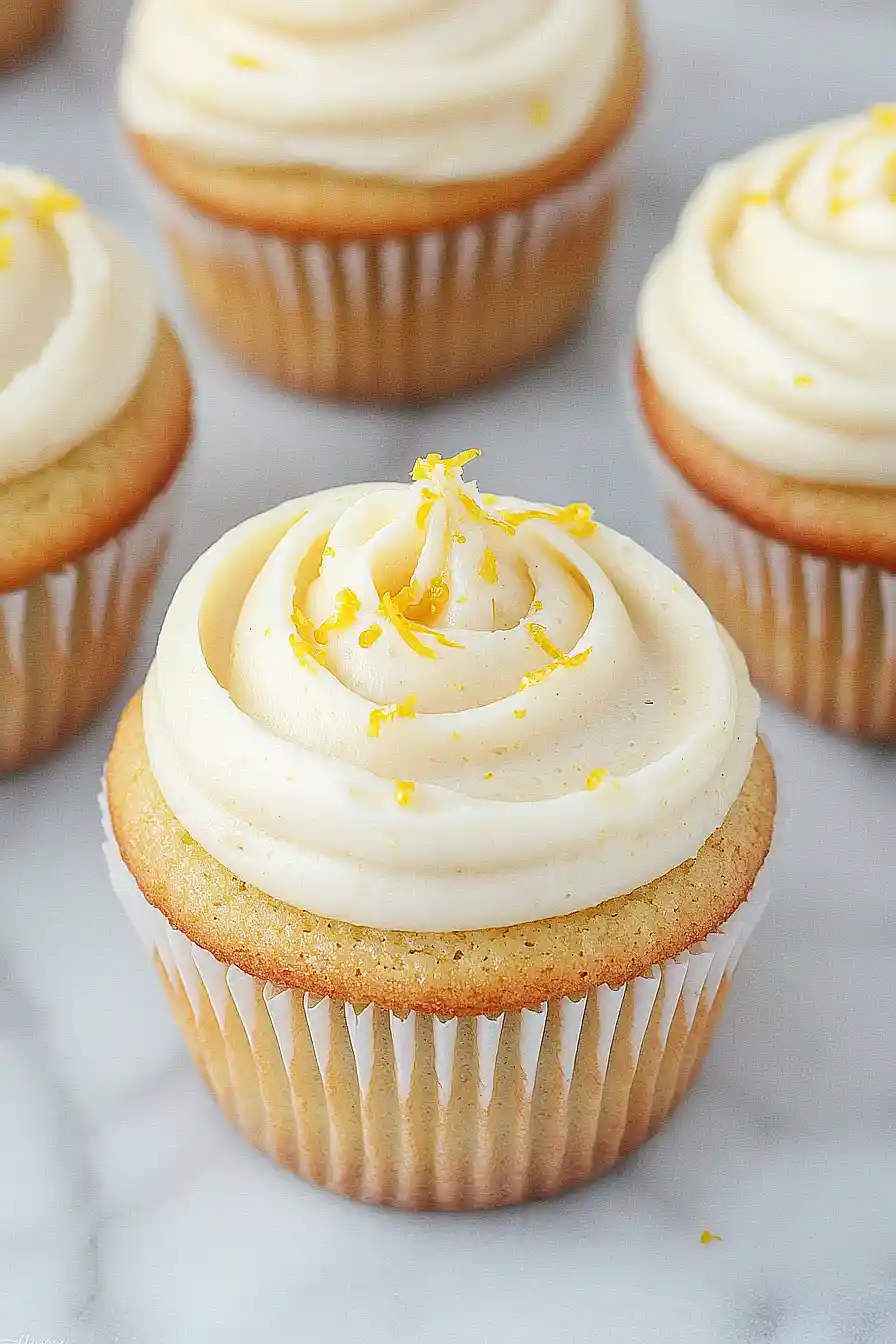 lemon cupcakes with cream cheese icing