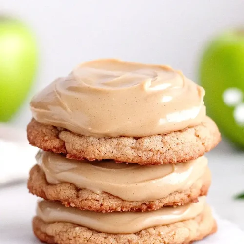 caramel apple drop cookies