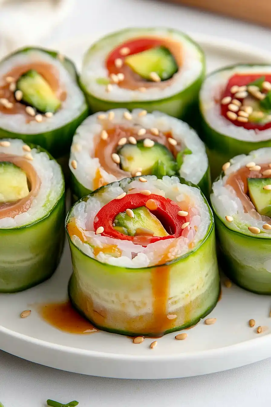 cucumber sushi without rice